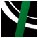 Logo for DAKNO AS, et firma der de driver med dataassistert konstruksjonstegning, tittelen er skrevet på likhet med konstruksjonstegninger, bokstaven a er grønn og symboliserer energiklassifisering